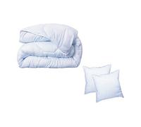 Pack couette 220 x 240 cm + 2 oreillers 60 x 60 cm - Protection Totale anti acariens - ANGE GARDIEN