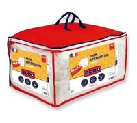 Pack Couette 220 X 240 Cm + 2 Oreillers 60 X 60 Cm - Splendeur - Garnissage 100% Polyester Fcs 300 G/M² - Blanc - Dodo