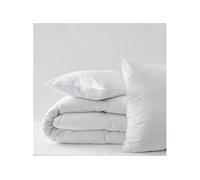 Pack Couette Blanrêve très chaude 140 x 200 + Oreiller 60 x 60 + Oreiller 45 x 70 Polycoton Confort traité Anti Acarien