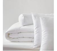 Pack Couette Blanrêve très chaude 260 x 240 + 2 Oreillers 60 x 60 + Polochon 160 ""Confort"" traité Anti Acarien