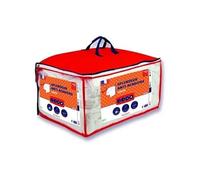 Pack couette chaude anti-acariens 140 x 200 cm + 1 oreiller 60 x 60 cm - Splendeur - Garnissage 100% volupt'Air 350 gr/m² - Blanc