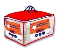 DODO Pack Couette chaude anti-acariens 140x200 cm + 1 oreiller 60x60 cm - Splendeur - Garnissage 100% volupt'air 350gr/m² - Blanc
