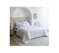 Pack couette été 240x220 cm et oreiller moelleux anti-acariens -
