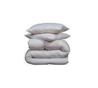 Pack couette mi-saison 350g 260x240 et oreiller luxe anti-acariens Someo