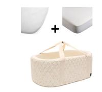 Pack couffin Kuko Pia + alèse et drap housse blanc