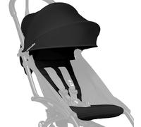 Pack couleur BABYZEN YOYO 6+, Noir - Textile uniquement: Coussin d’assise, capote assortie et poche arrière zippée - Requiert un cadre YOYO2 (vendu séparément)