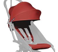 Pack couleur BABYZEN YOYO 6+, Rouge - Textile uniquement: Coussin d’assise, capote assortie et poche arrière zippée - Requiert un cadre YOYO2 (vendu séparément)