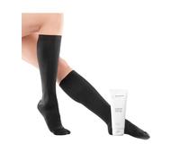 Pack Crème Énergisante pour Jambes Fatiguées et Chaussettes de Contention InnovaGoods