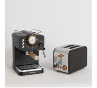 Pack cuisine - Create - TOAST RETRO & THERA RETRO - Grille-pain rétro - Cafetière express 20 bars