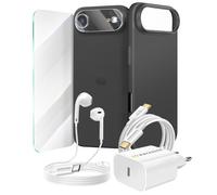 Pack d'accessoires - MAYAXESS - iPhone 17 Air - Coque MagSafe - Chargeur rapide 20W - Écouteurs USB-C
