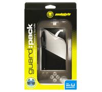 Pack d'accessoires noir - coque de protection en silicone + Protection d'éran + Stylet pour Wii U
