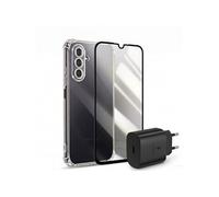 Pack d'Accessoires Samsung Galaxy A16 Coque Verre Trempé Chargeur USB-C 25W Transparent