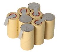 Pack d'accus à monter soi-même pour la batterie Würth Master SD 9.6 0700 980 213 NiMH 2,0Ah, dimensions 78x62x43mm