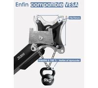 Pack d'Adaptateurs VESA Compatible avec l'écran Samsung (U32R590, U32R592, LU32R590, 32UR59C et Plus...) - Support VESA 75x75 mm - Fixation ecran pc pour ecran sans Connexion VESA (2-Pack)