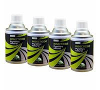 Pack d'Aérosols au Pyrèthre Végetal 4x250ml Anti mouches, moucherons, moustiques, mites, puces, punaises de lit, etc... Insectes volants et rampants. (4)