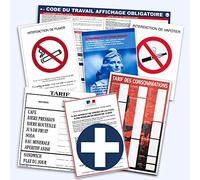 Pack d'Affichages Obligatoires pour Bar (7 affichages)
