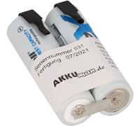 Pack D'Akkus 2 En Ligne Avec Drapeau De Soudure AA Mignon 2,4V 2900mAh