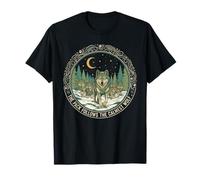 Pack d'animaux Wise Wolf Lover Calm Leadership Nature Art T-Shirt