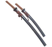 Pack Danzan Katana et Wakizashi en Bois Katana Japonais Sabre Epee Katana Dragon Décoration