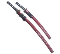 Pack Danzan Katana et Wakizashi en Bois Katana Japonais Sabre Fleur Epee Katana Sakura Décoration