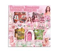Pack D'autocollants De Fleurs À Quatre Saison 100 Journal 'art Des Fournit Des Matériaux Pour Animaux Compagnie Kits Rangement Essentiels Collection 'autocollants Mignons