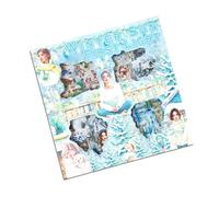 Pack D'autocollants De Fleurs À Quatre Saison 100 Journal 'art Des Fournit Des Matériaux Pour Animaux Compagnie Kits Rangement Essentiels Collection 'autocollants Mignons