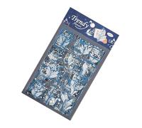 Pack D'autocollants En Matériaux Pour Animaux De Compagnie Avec 6 Modèles Uniques Fournitures D'art Imperméables Pour Journaux Et Journaux Autocollant De Scrapbooking Résistant PET