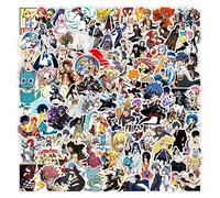 Pack d'autocollants FAIRY TAIL 100 pièces, autocollant en vinyle pour bouteilles d'eau, ordinateur portable, cahier de planche à roulettes, cadeau pour adultes, enfants, adolescents