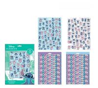 Pack d'autocollants Stitch - Set décoratif pour enfants avec autocollants réutilisables de Lilo & Stitch, idéal pour personnaliser des carnets, sacs à dos, cahiers, trousses et travaux manuels