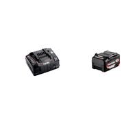 Pack de 1 batterie 18V 5,2 Ah + Chargeur rapide ASC 145 METABO