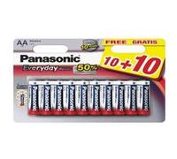 Pack de 10+10 piles Panasonic Everyday Power LR06 AA G