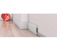 Pack de 10/20 mètres plinthes plinthes bande de sol - blanc - matériau dur - décoration - mur - sol - terrasse (DP2)