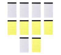 Pack De 10 A7 Petit Bloc-Notes, Bloc-Notes, Petit Carnet, Carnet De Poche, Mémo, Bloc-Notes, Bloc-Notes Sténographie