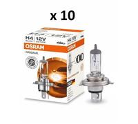 OSRAM - Pack de 10 Ampoules Halogène H4 Classic - 64193CLC10-12V - 60/55W - Ø P43t - 3200K - pour Voiture Phare Remplacement - Feux de Route et de Croisement