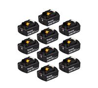 Pack de 10 batteries 18V BL1860B 6 Ah MAKITA