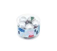 Pack de 10 boules de sapin de Noël diamètre 6cm. par Peppa Pig ARDITEX PP14020