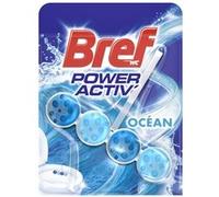 Bref – Bloc WC Power Activ' Océan – Anti-calcaire, mousse nettoyante – Lot 10 x 50 g
