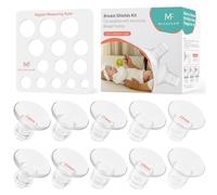 Pack de 10 brides tire-lait - Trouvez votre taille parfaite ! 5 tailles pour Momcozy M5/S9/S12 Pro/Kissbobo, pratique & méga-facile à nettoyer