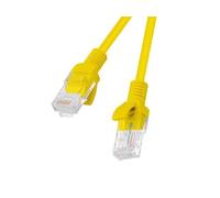 PACK DE 10 CABLES DE RED LANBERG RJ45 CAT. 5E UTP 0.5M AMARILLO