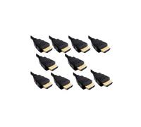 Pack de 10 cables HDMi 1,3 Double blindage contacts or 2,50m PS3/XBOX360 HobbyTech