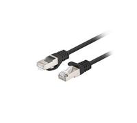 Pack de 10 câbles réseau Ethernet FTP Cat.6 de 0,5 m, noir PCF6-20CC-0050-BK