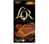 Pack de 10 capsules café L’Or Espresso Flavours Caramel 4061088 52 g Noir et Beige Noir G
