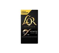 Pack de 10 capsules Maison du café L'Or Espresso Ristretto Intensité 11