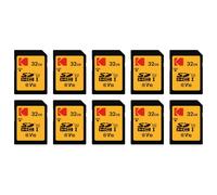 Pack de 10 Cartes Mémoire KODAK SDHC Ultra High Speed - 32 GB