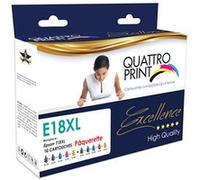 Pack de 10 cartouches compatibles Epson T18XL PAQUERETTE - 4 noir + 2 cyan + 2 magenta + 2 jaune Multicolore G