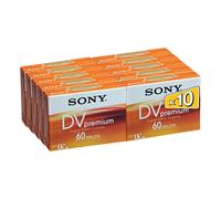 Pack de 10 cassettes vidéo numériques Sony DVM de 60 min
