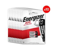 Pack de 10 - Energizer Pile Alcaline A23/23A, pack de 2 Piles