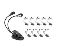 Pack de 10 Lampes de Pupitre par Gear4music, 2 LED