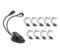 Pack de 10 Lampes de Pupitre par Gear4music, 2 LED