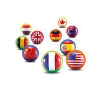 VTech - Marble Rush, Pack Recharge, 10 Billes Colorées et Illustrées, Accessoire Circuit à Billes, Cadeau Enfant Dès 4 Ans - Contenu en Français